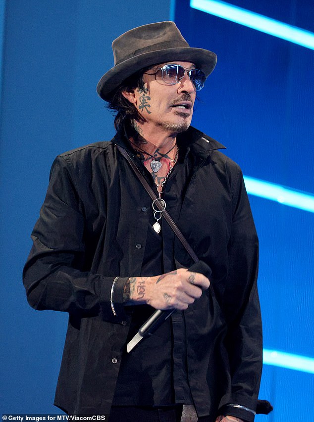 Tommy Lee, seen in September 2021, has been accused of sexual assault by an unnamed woman in February 2003