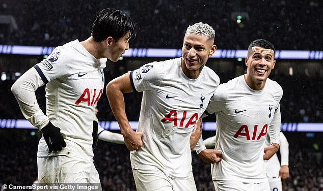 Tottenham secured a third home win in a row with a comfortable victory over Bournemouth