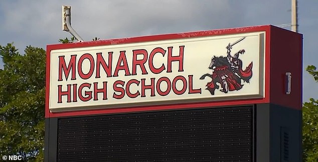 Monarch High School was placed on the same probation as the student and has now been fined $16,500 for violating state law