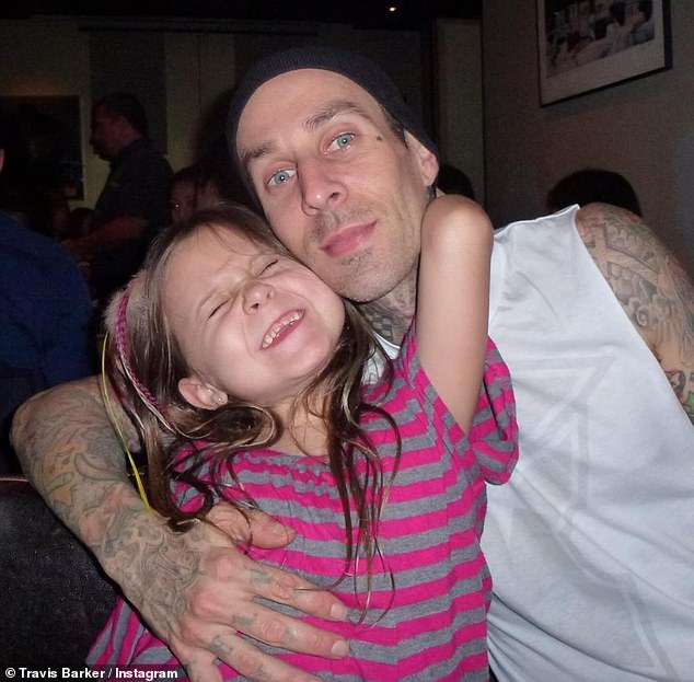 Travis Barker proved to be a doting father as he lavished praise on his daughter Alabama on her 18th birthday, which falls on Christmas Eve;  seen in 2009