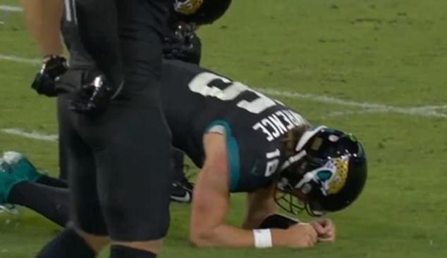 Trevor Lawrence appeared to seriously hurt his ankle in the fourth quarter of Jaguars vs Bengals