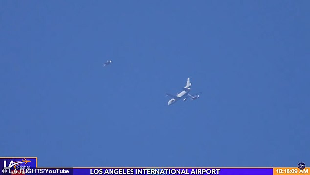 Last week, a UFO was captured on CCTV hovering in the sky above Air Force 1.  It was captured by aircraft enthusiasts Joshua and Peter Solorzano on their YouTube channel LA Flights