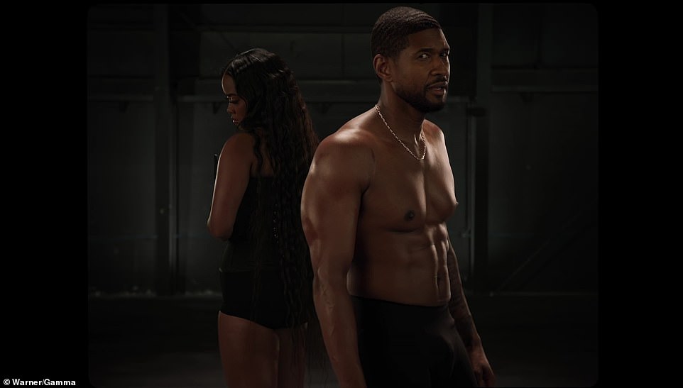 Usher and HER stripped down to their underwear in the music video for their new song Risk It All