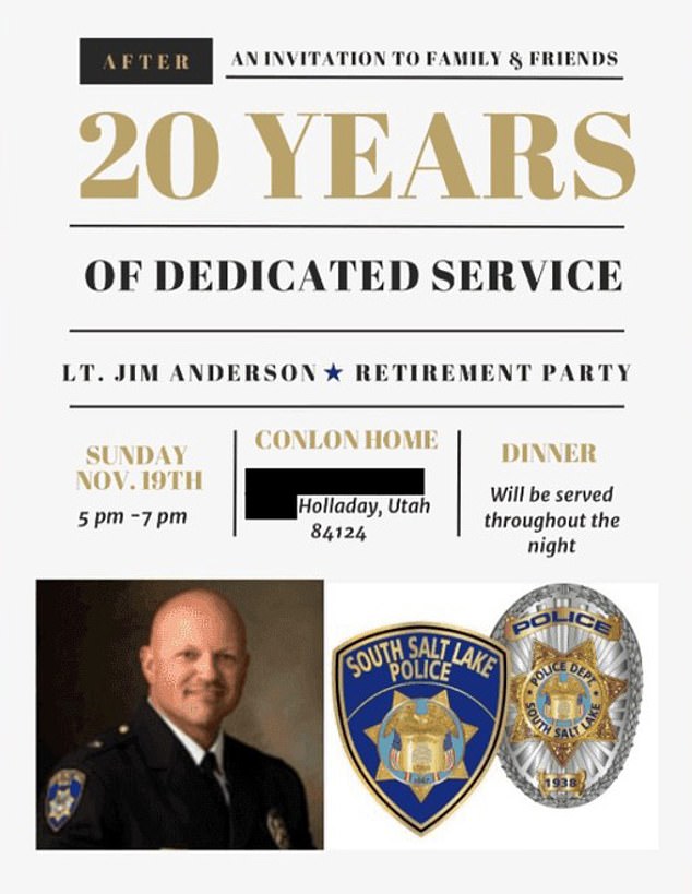 Jimmie Cole Anderson was thrown a retirement party by his police department, even though he had just been convicted of driving under the influence