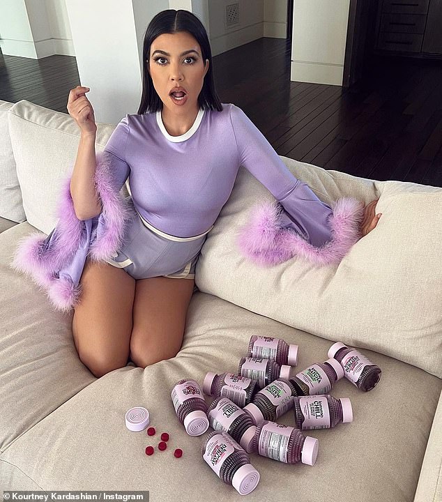 Kourtney Kardashian's vitamin supplement brand Lemme launched a line of gummy vitamins earlier this year