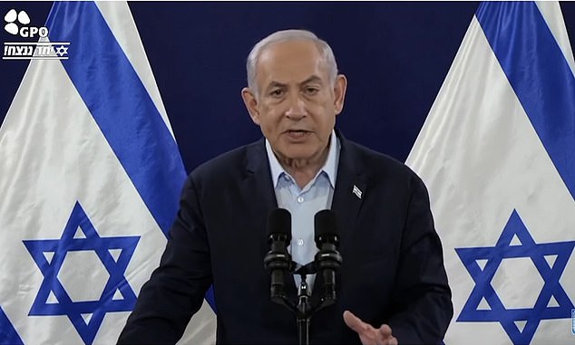 Israeli Prime Minister Benjamin Netanyahu blasted women's rights groups and world leaders for not 'shouting' about Hamas's rape and mutilation of Israeli citizens - while hinting that their silence was because the victims are Jewish women