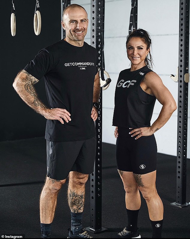 Steve 'Commando' Willis left The Biggest Loser to open his own successful gym and has since found love with fellow trainer Harika Vancuylenberg.  (Pictured together)