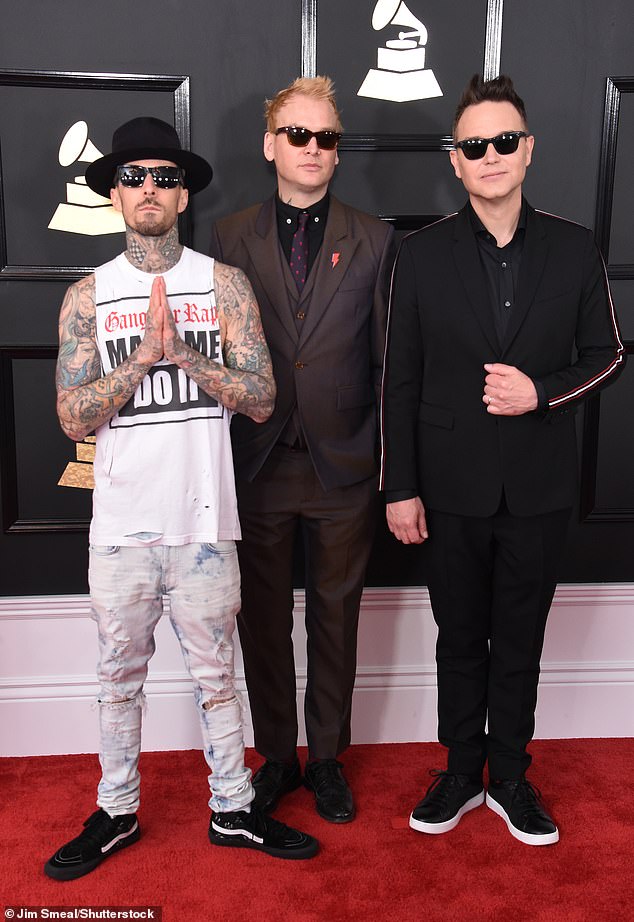 Inbaal also had a prophecy about the top album of 2024, saying it would come from a three-piece band made up of two.  Popular three-piece bands at the moment include rock band Blink-182 (Travis Barker, Tom DeLonge and Mark Hoppus pictured in 2017)