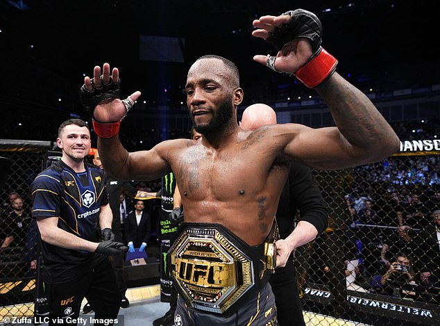 Leon Edwards will look to successfully defend his welterweight title against Colby Covington at UFC 296