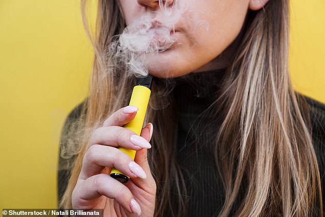 Nicotine was until recently considered the least harmful ingredient in tobacco (stock image)