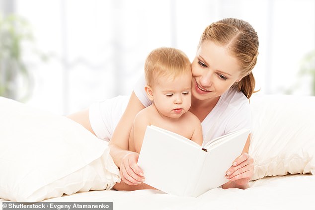 Parents should use nursery rhymes and sing-song words to help young children learn language, experts say (stock image)