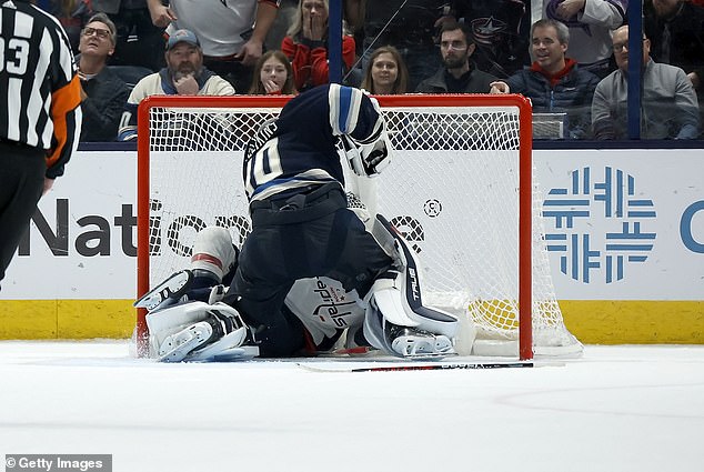 Merzlikins blamed Wilson for the incident, but the Capitals star was not penalized in the game