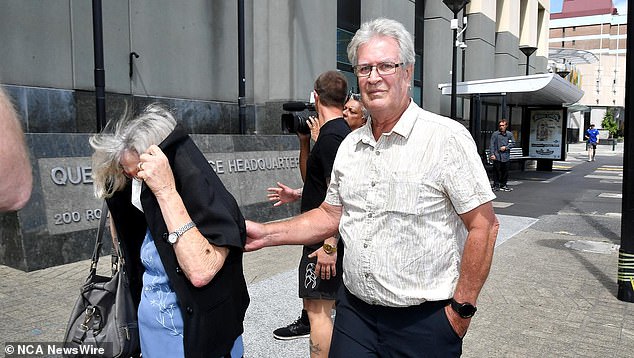 Raymond Edwards, 70, and his wife Barbara Edwards both appeared in the Brisbane Magistrates Court on Monday charged with malicious damage