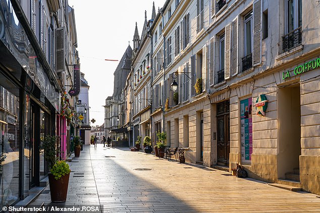 A woman and her four young children were found dead in an apartment near Paris on Christmas Day, a prosecutor said (pedestrian shopping street in central Meaux)