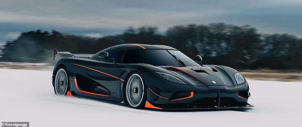 The Agera RS held the record for the world's fastest car for a while, having recorded an average speed of 277.87 in November 2017. It still holds the record for top speed on a public road by a street-legal car, but has since been surpassed by others On the track.  The Agera RS is no slouch, as the 5-liter V8 pumps out 960 horsepower with the help of twin variable-geometry ceramic-spherical turbochargers.