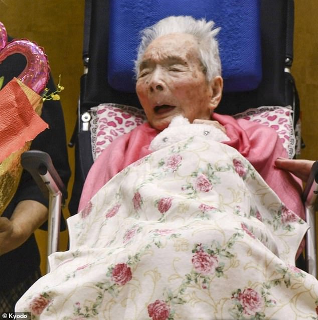 Fusa Tatsumi, Japan's oldest person, died Tuesday at the Osaka health care facility after eating her favorite meal, bean paste jelly.