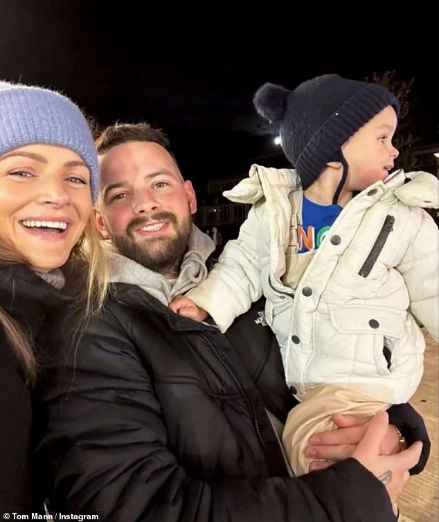 X Factor's Tom Mann shared a sweet Instagram photo with son Bowie and a friend - 18 months after the tragic death of his fiancée Danielle Hampson