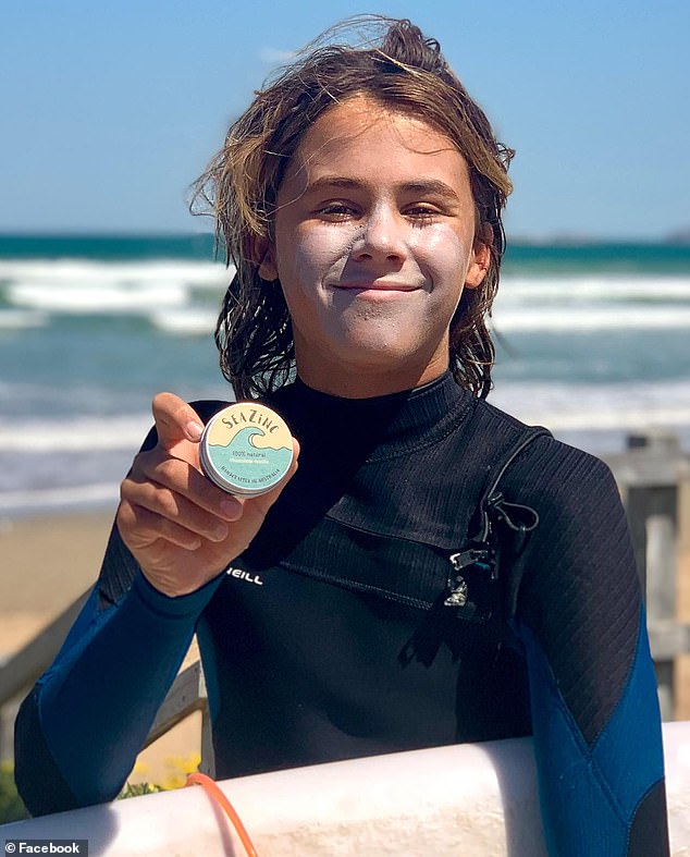 Residents paid tribute to the talented surfer (pictured) who had a passion for surfing