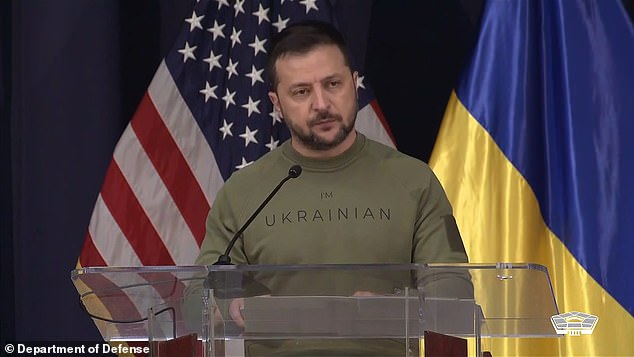 “Let me be honest with you, friends: if there is anyone who is inspired by unresolved issues on Capitol Hill, it is only Putin and his sick cabal,” said Ukrainian President Volodymyr Zelensky.