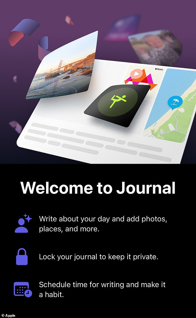 Apple's new Journal app is a multimedia diary that allows users to upload photos, music, audio recordings, and other items