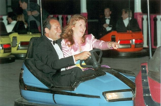 The former F1 chief seen in the bumper cars with the Duchess of York at a charity ball in 1994