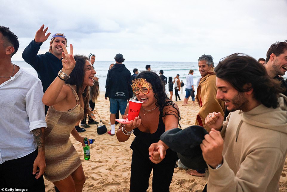 NYE revelers were welcomed to Bondi Beach in 2024 after a wild night of partying in Sydney