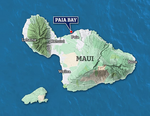 The 39-year-old was fatally injured near Maui's Paia Bay, a sandy beach popular with surfers and bodyboarders