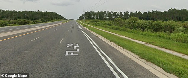 The spot on US Highway 27 west of Orlando, at the intersection with Frank Jarrell Road