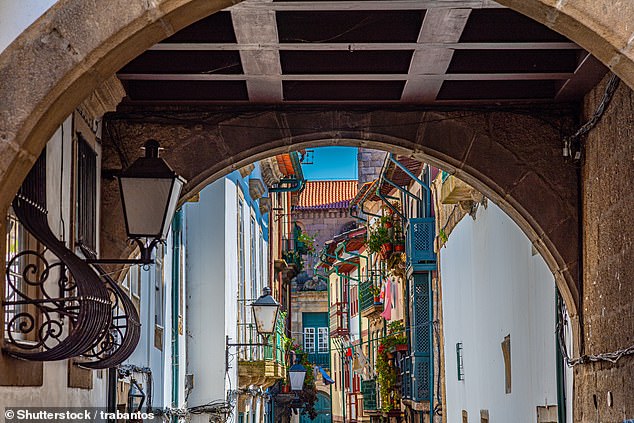 Guimarães, above, is a World Heritage city located 42 kilometers from Porto