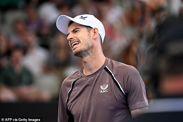 Murray played his first competitive singles match since a first-round loss to Alex de Minaur at the Paris Masters in late October