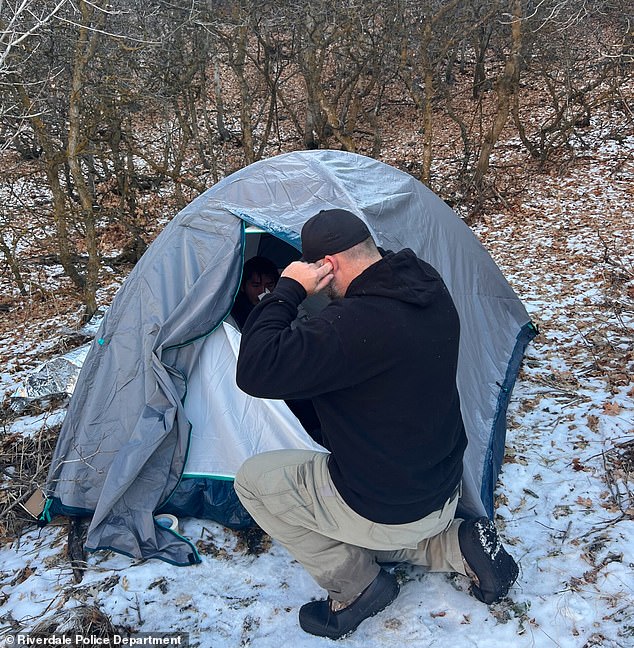 Zhuang was found in a tent in bitterly cold conditions as authorities believe he was the victim of a cyber kidnapping.  The perpetrators sent a ransom note and a photo of the teenager to his parents in China