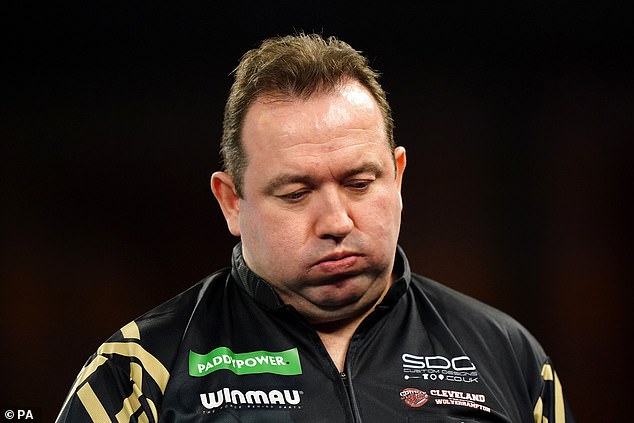 It was a tough day for Brendan Dolan, who fell four sets behind in the match before pulling one back