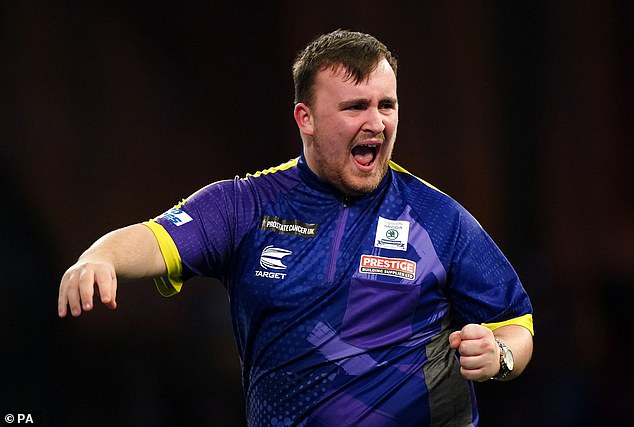 1704127894 637 Luke Littler 16 WINS his World Darts Championship quarter final to