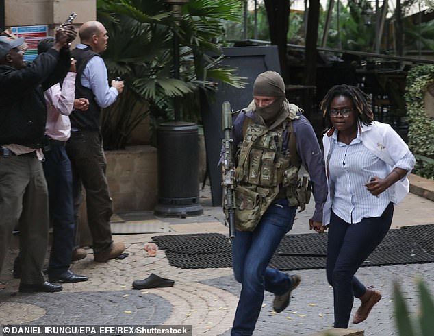 Chris Craighead led terrified guests to safety after storming the hotel building in Kenya