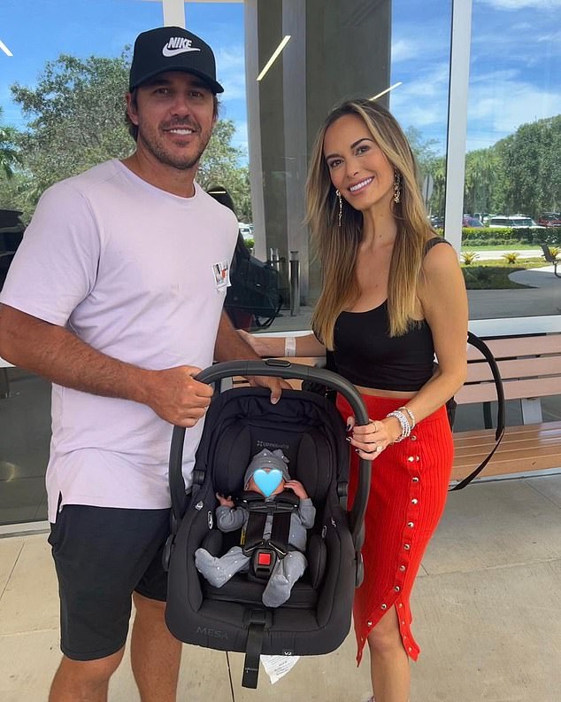 Earlier this year, golfer Koepka and Sims welcomed the arrival of their son Crew