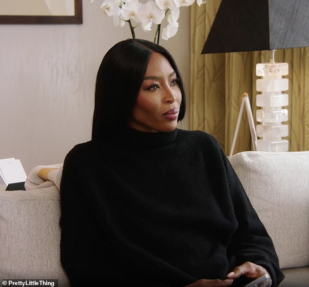 In September, Naomi revealed the real reason she teamed up with PrettyLittleThing after surprising fans earlier this year by revealing she had joined forces with the online retailer to create her Designed by Naomi Campbell collection.