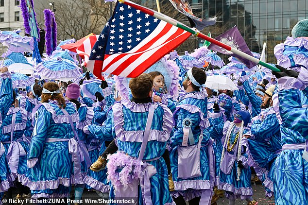 More than 10,000 people take part in the annual parade, which takes place for the 124th time this year