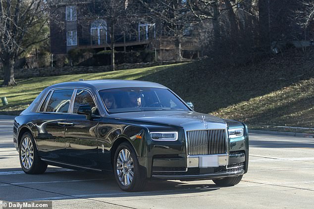 Kelce took Swift for a ride in his Rolls Royce the next morning when they left