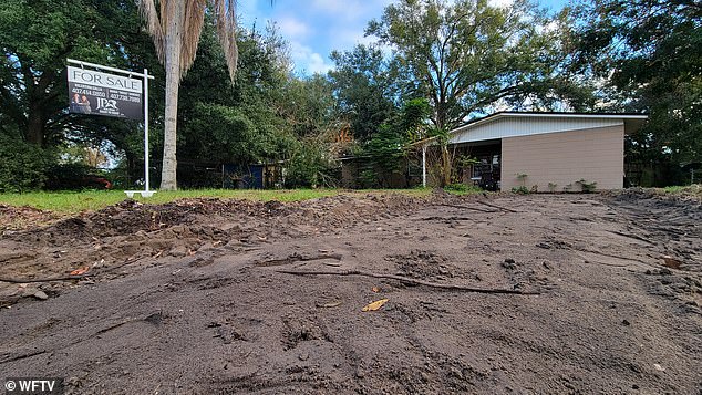 Shortly after Brochu put her up for sale in December, people started showing up on her property to measure her driveway, and one day it was gone.