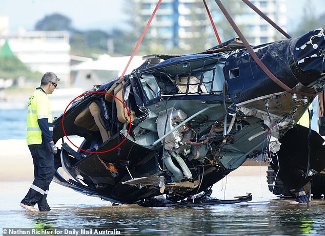 The report, released to mark the one-year anniversary of the horror crash (pictured), revealed that low levels of cocaine in Mr Jenkinson's system were 'unlikely' to have affected his flying.