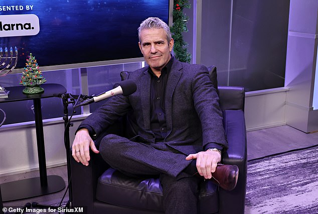 The Bravolebrity told co-host John Hill that he had been misled by someone claiming to be from his bank's fraud alert department.  'I lost a card and requested (a replacement for) it, and I got an email saying: "There may be fraud with your account,"he explained (pictured in New York in December 2023)