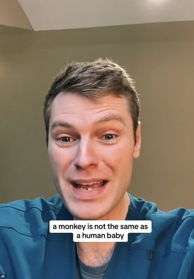 In his video, Ben (photo) explained that we as wild animals simply don't do that