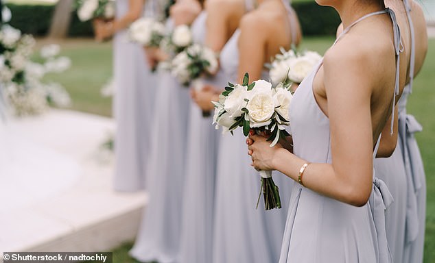 The bridesmaid explained that she and her partner of six months want to get pregnant, get engaged, get married and have the baby within a year (stock image)