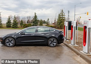 Modern chargers such as the Tesla Supercharger emit enormous amounts of energy