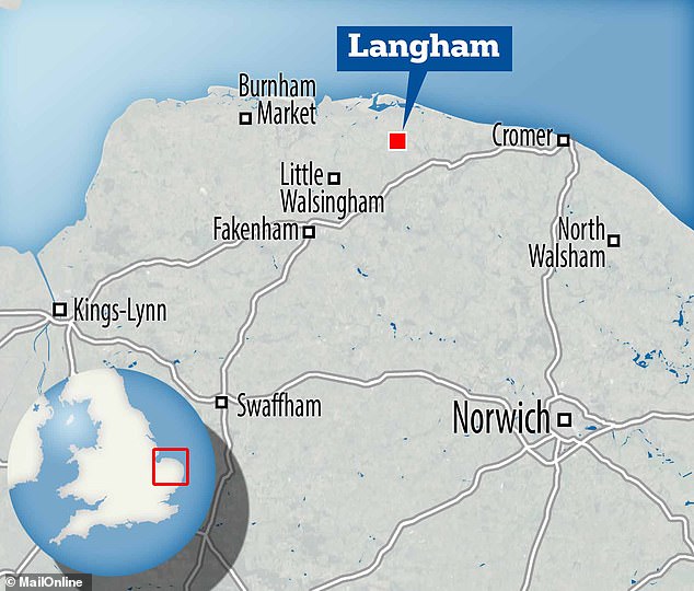 The object was discovered by a metal detector near Langham, a small village about 30 miles from Norwich