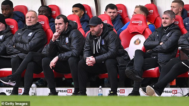 Rooney watched his side win just two of their 15 games as they dropped from sixth to 20th in the Championship