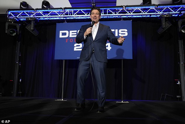 DeSantis is in second place in Iowa polls and is counting on him to do well in the state to gain momentum in the primaries