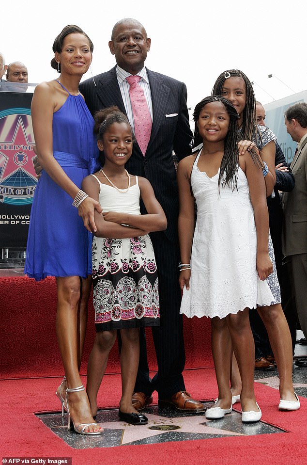 It was held Saturday at Brickroom LA in Los Angeles, California.  Her daughters Autumn, Sonnet and True were there, as was her father, Jeffery.  Seen with their daughters in 2007