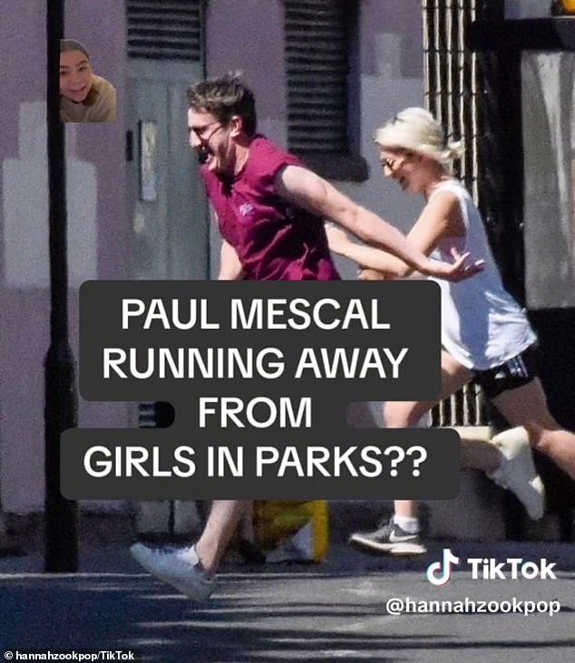 One story claims that Paul was walking with a woman when he pointed to something on the ground, and when she turned back around, he ran off in the opposite direction.