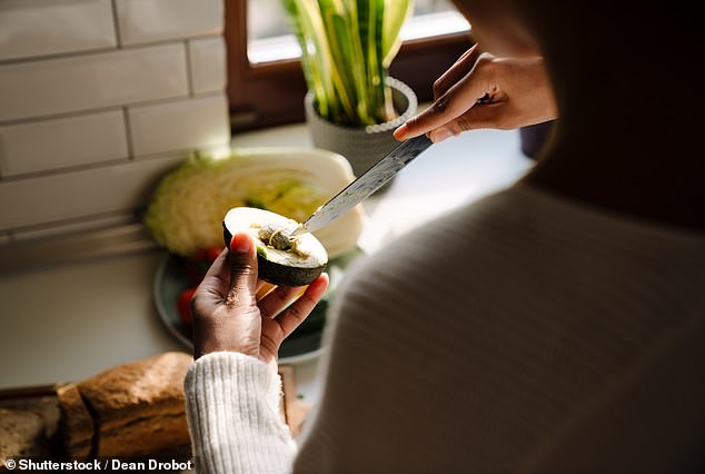 Many say they have suffered cuts and injuries from the common method of removing avocado pits with a knife (stock image)